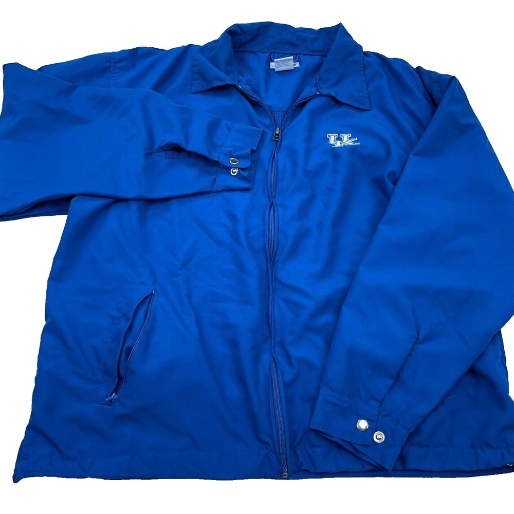 Kentucky Wildcats Jacket Men XXL Windbreaker Full Zip Lightweight Vented Adult